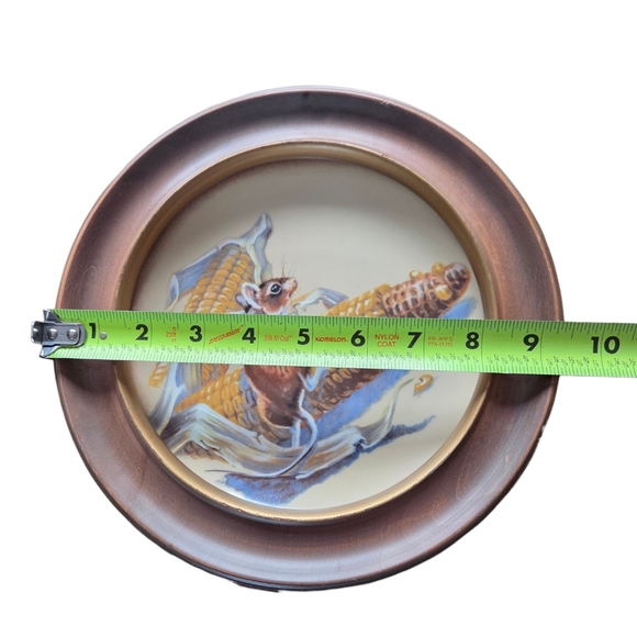 Vintage 1972 Kaiser Porcelain Plate White-Footed Mouse Lowell Davis Germany Made - Picture 9 of 9